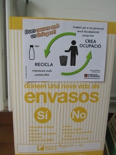 Recipients recollida taps