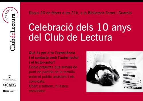 Club de lectura febrer