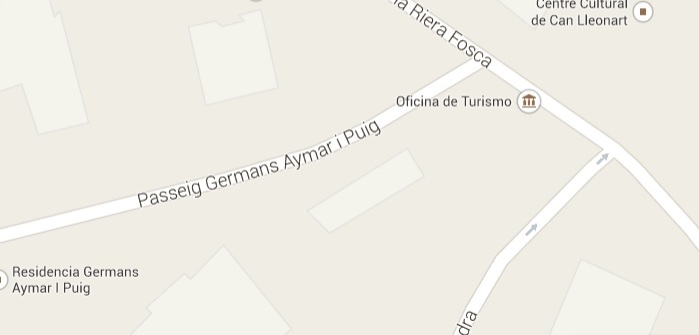 Passeig Aymar i Puig Passeig Aymar i Puig