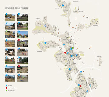 Mapa de parcs
