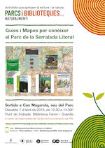 Parcs i Biblioteques. Xerrada guies i mapes per conèixer el Parc de la Serralada Litoral
