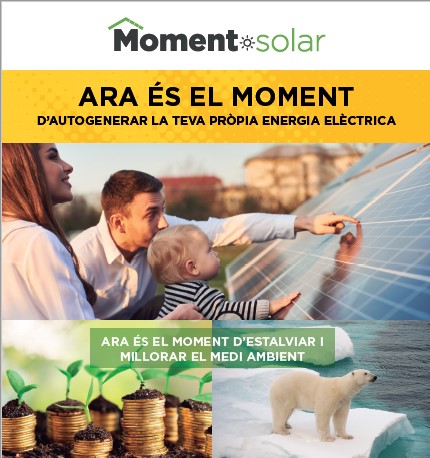 Carpa informativa del projecte Moment Solar