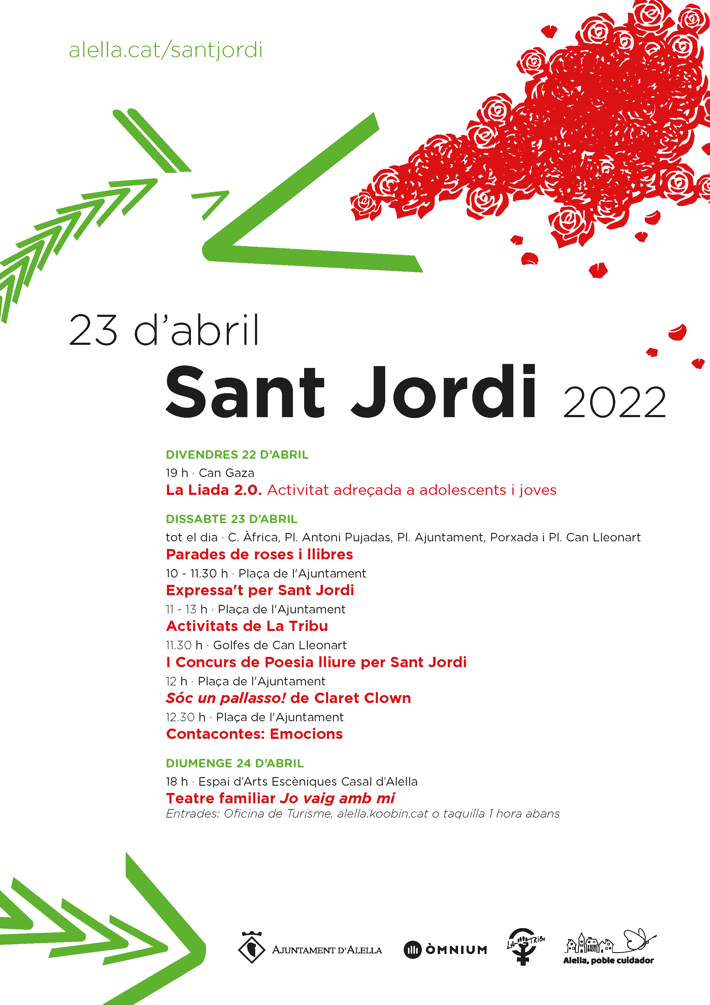 Més activitats per a la celebració de Sant Jordi