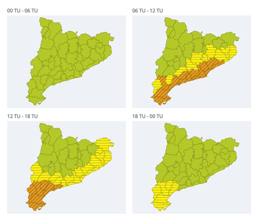 Mapa previsions