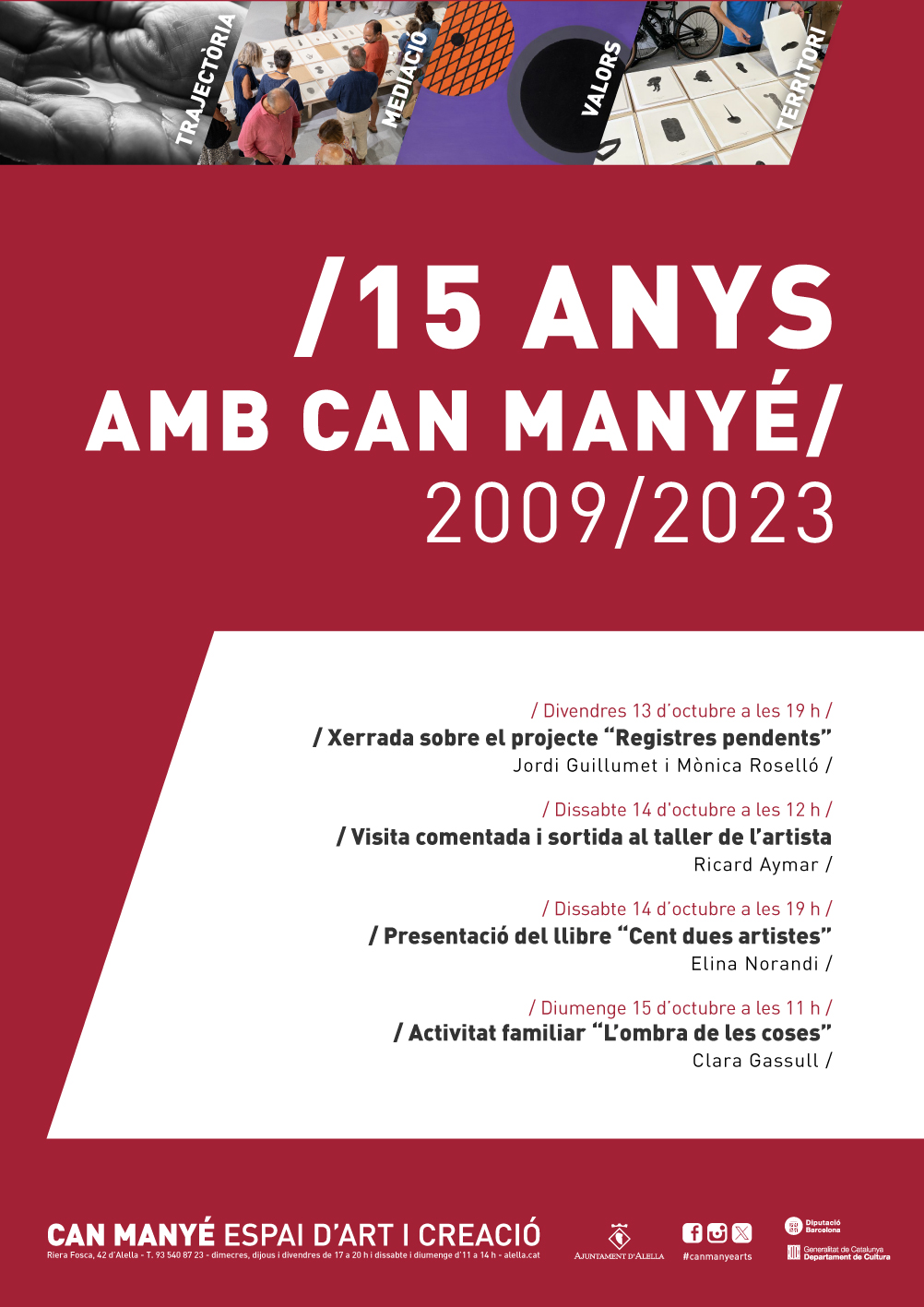 Can Manyé celebra 15 anys de trajectòria, territori, valors i mediació