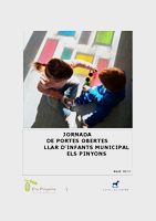 Document informatiu lliurat a la Jornada de Portes Obertes de la Llar d'Infants Municipals Els Pinyons