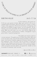 Full de sala Bruno Ollé