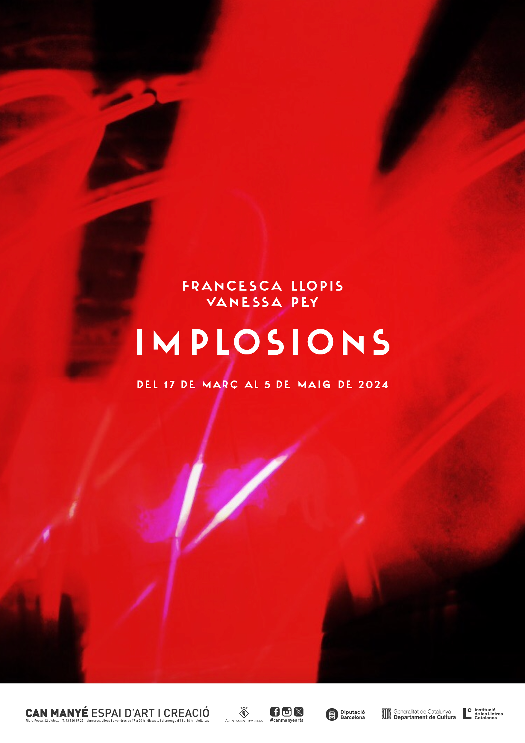 Can Manyé presenta "Implosions", una nova col·laboració de Francesca Llopis i Vanessa Pey