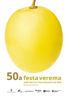 Cartell 50a Festa de la Verema. Enric Satué