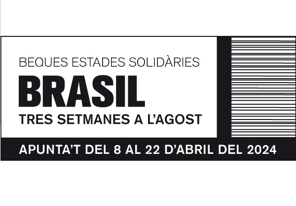 Les Estades Solidàries canvien de destinació i es faran al Brasil