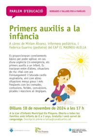 PRIMERS AUXILIS A LA INFÀNCIA