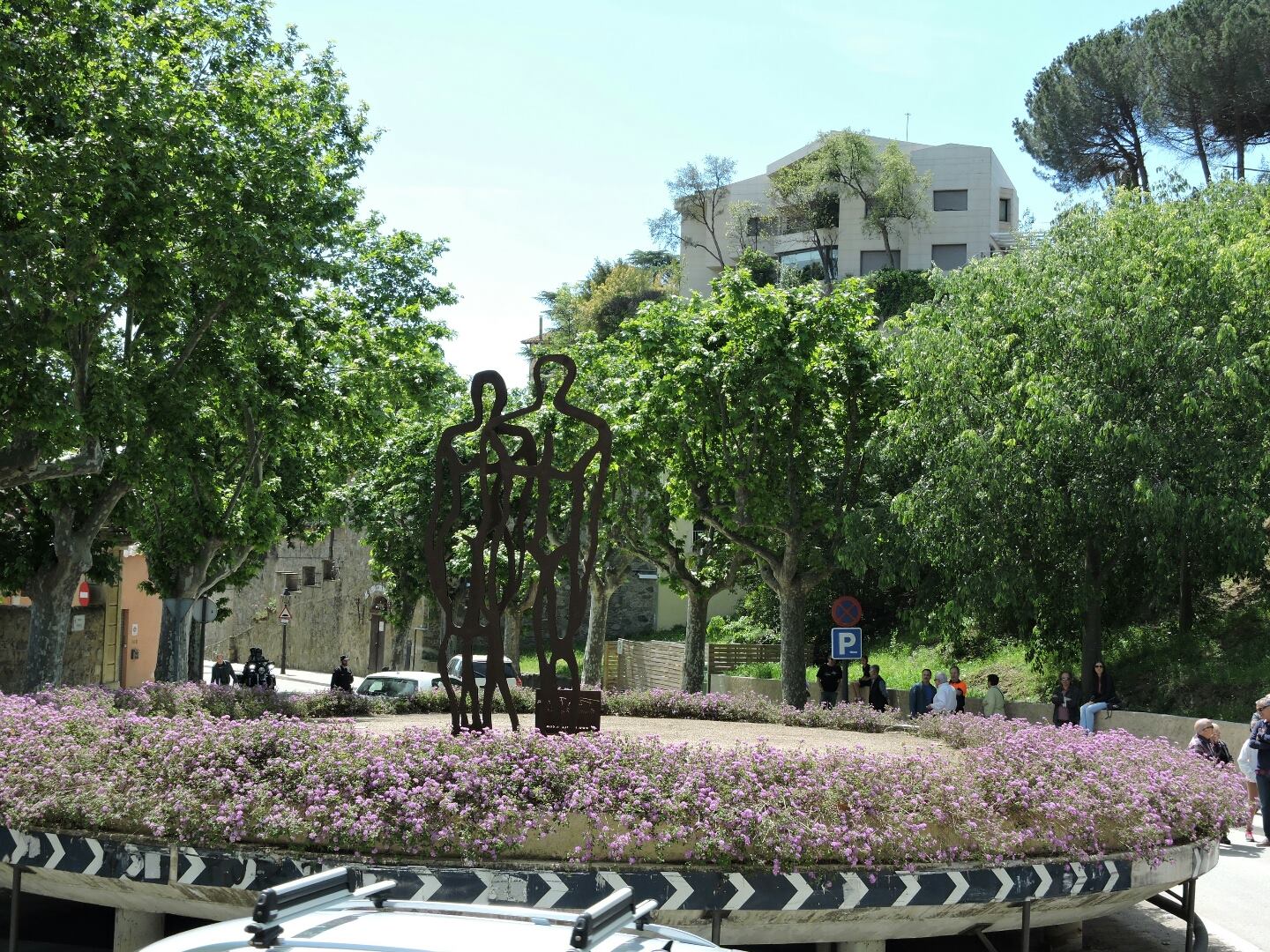 Escultura germanor en commemoraci de l'agermanament Alella-Carquefou