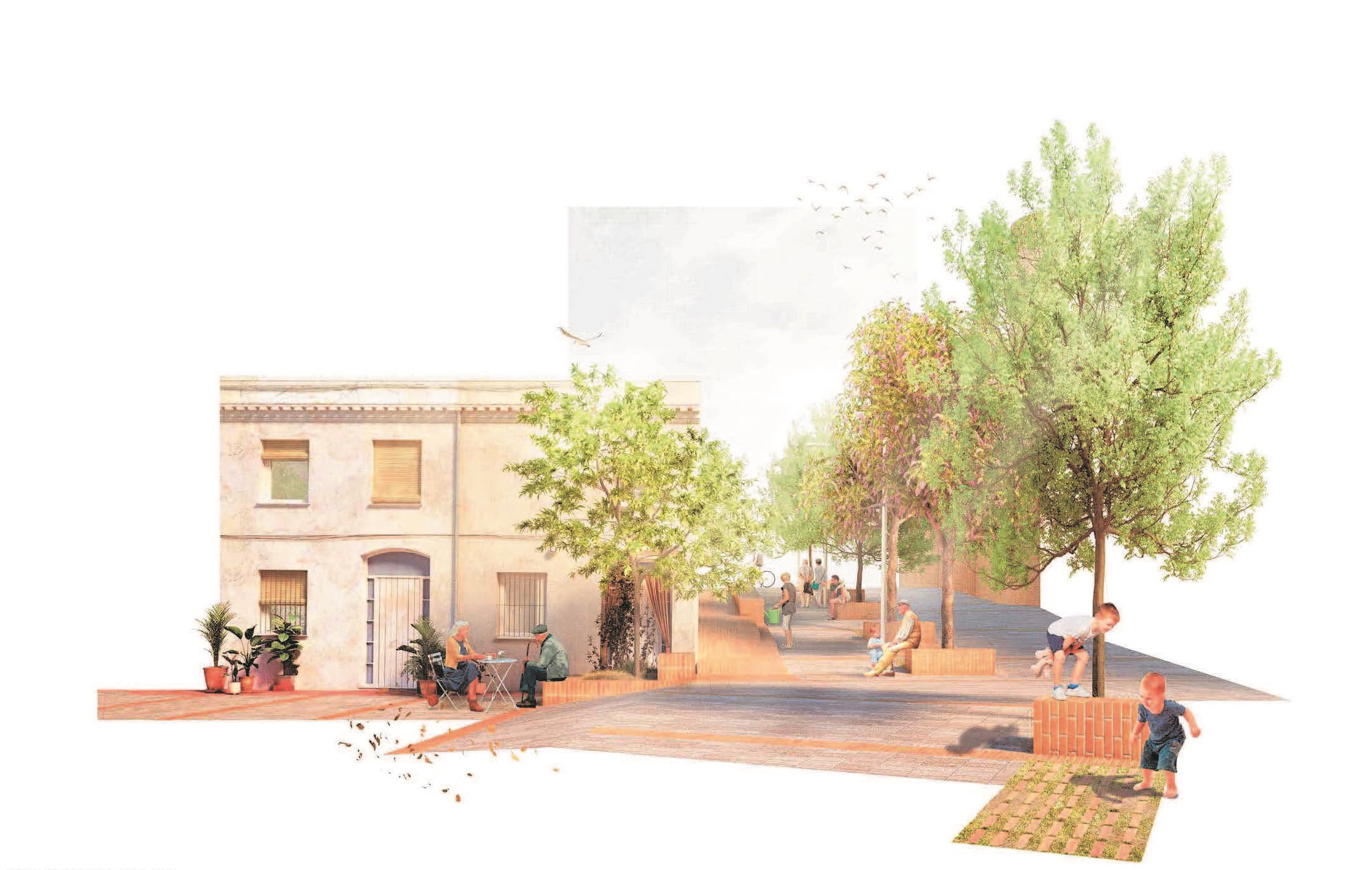 Render avantprojecte reurbanitzaci del Rost