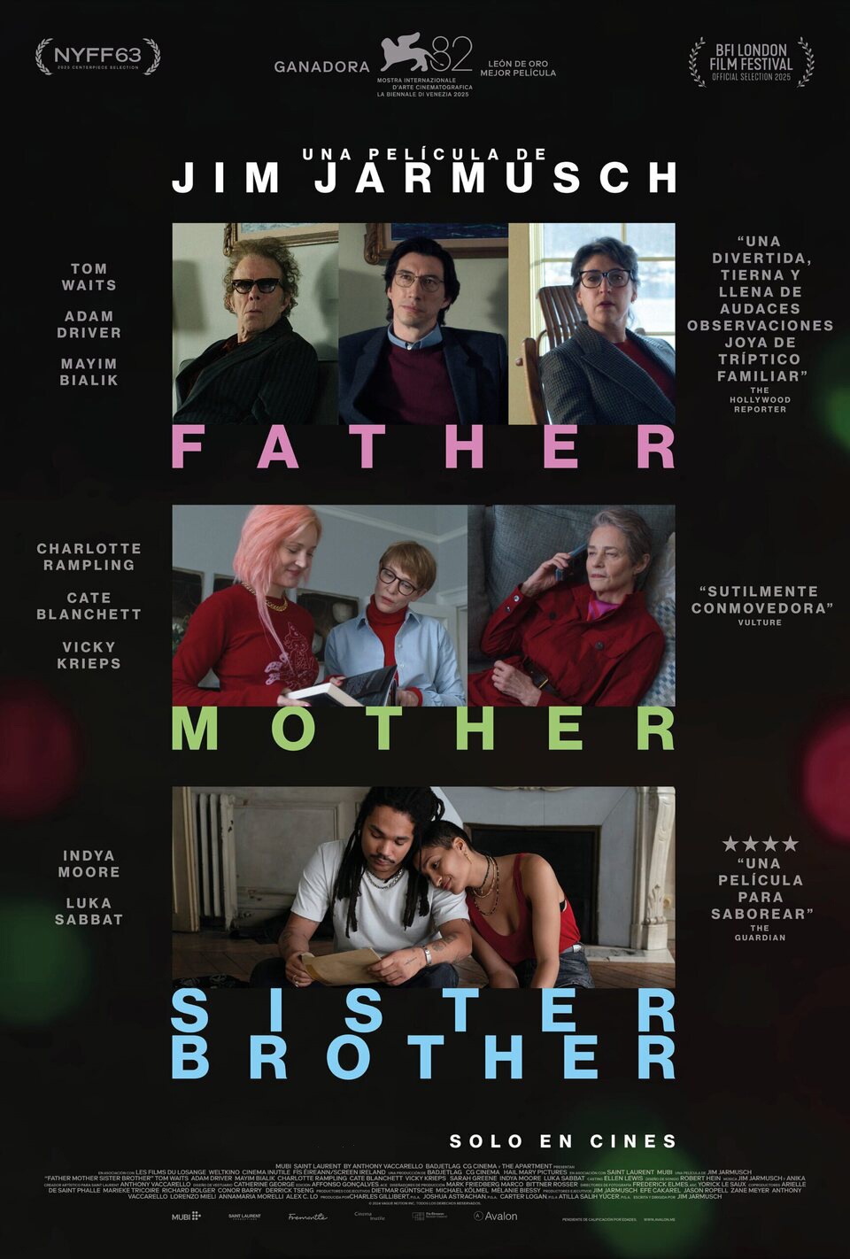 FHATHER MOTHER SISTER BROTHER de Jim Jarmusch