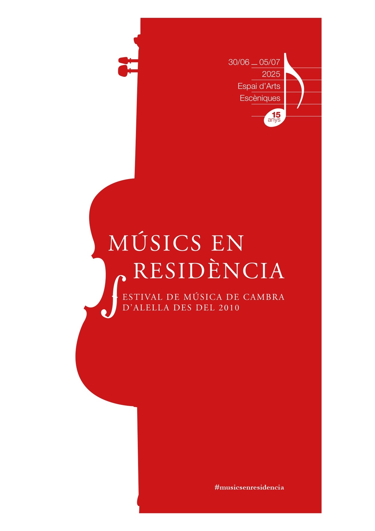 15 ANYS DE MÚSICS EN RESIDÈNCIA, AQUEST ANY TAMBÉ PELS INFANTS