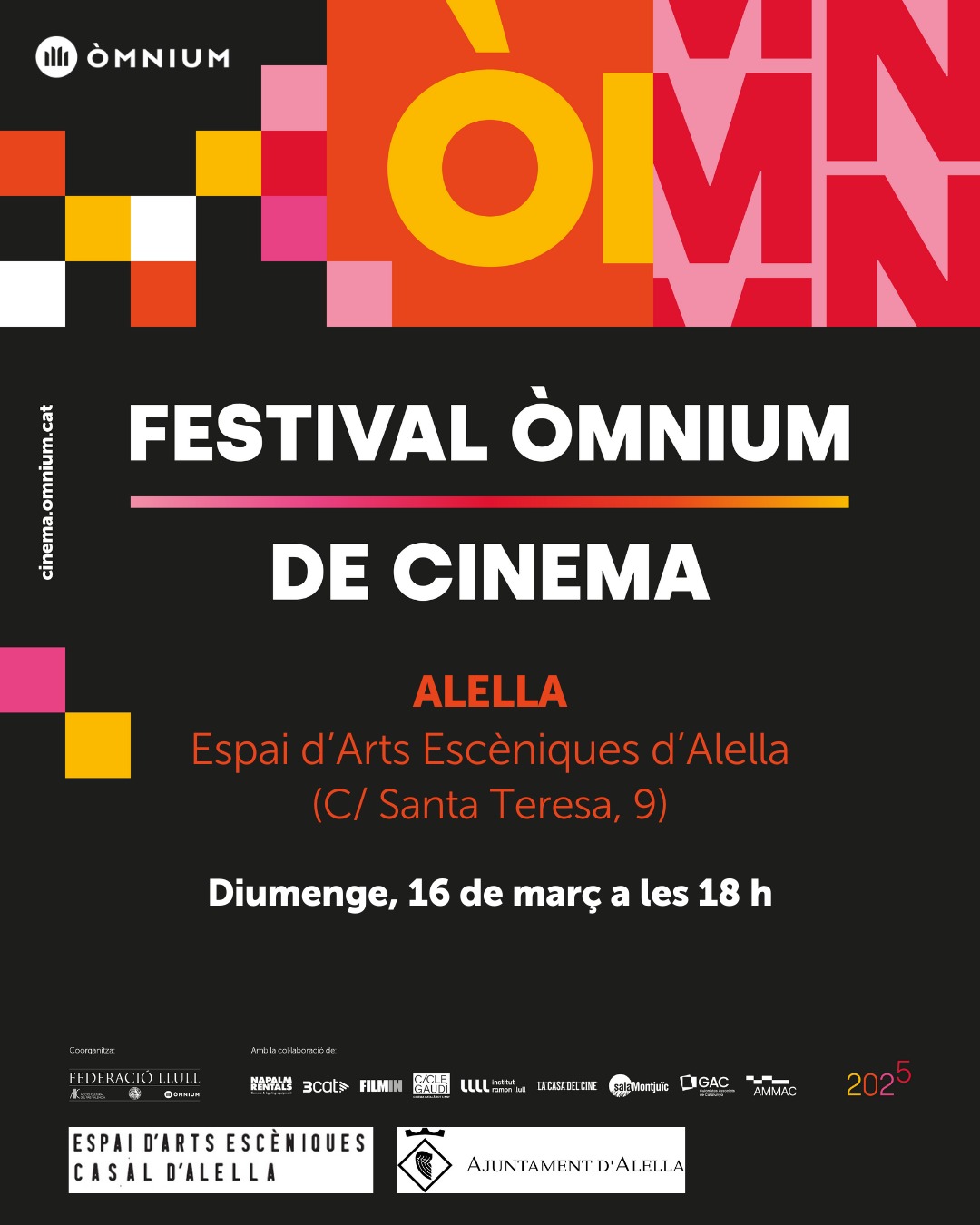 L'ESPAI D'ARTS ESCÈNIQUES ACULL EL FESTIVAL ÒMNIUM DE CINEMA