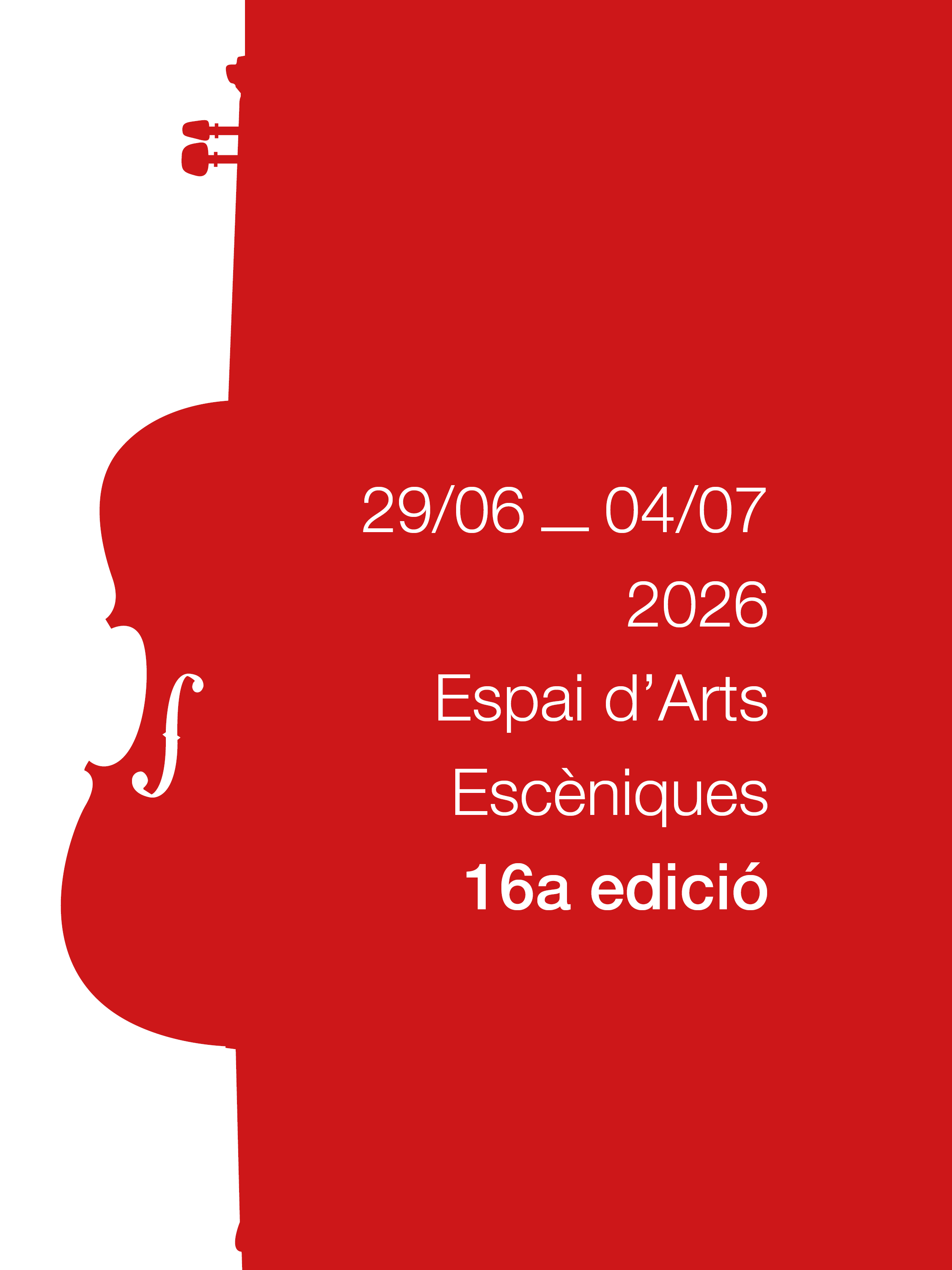 16a EDICIÓ DEL FESTIVAL DE MÚSICA DE CAMBRA D'ALELLA