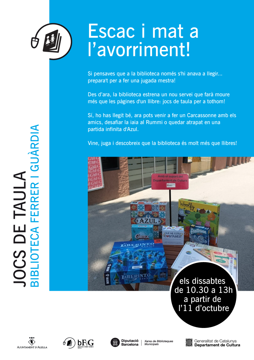Jocs de taula a la biblio