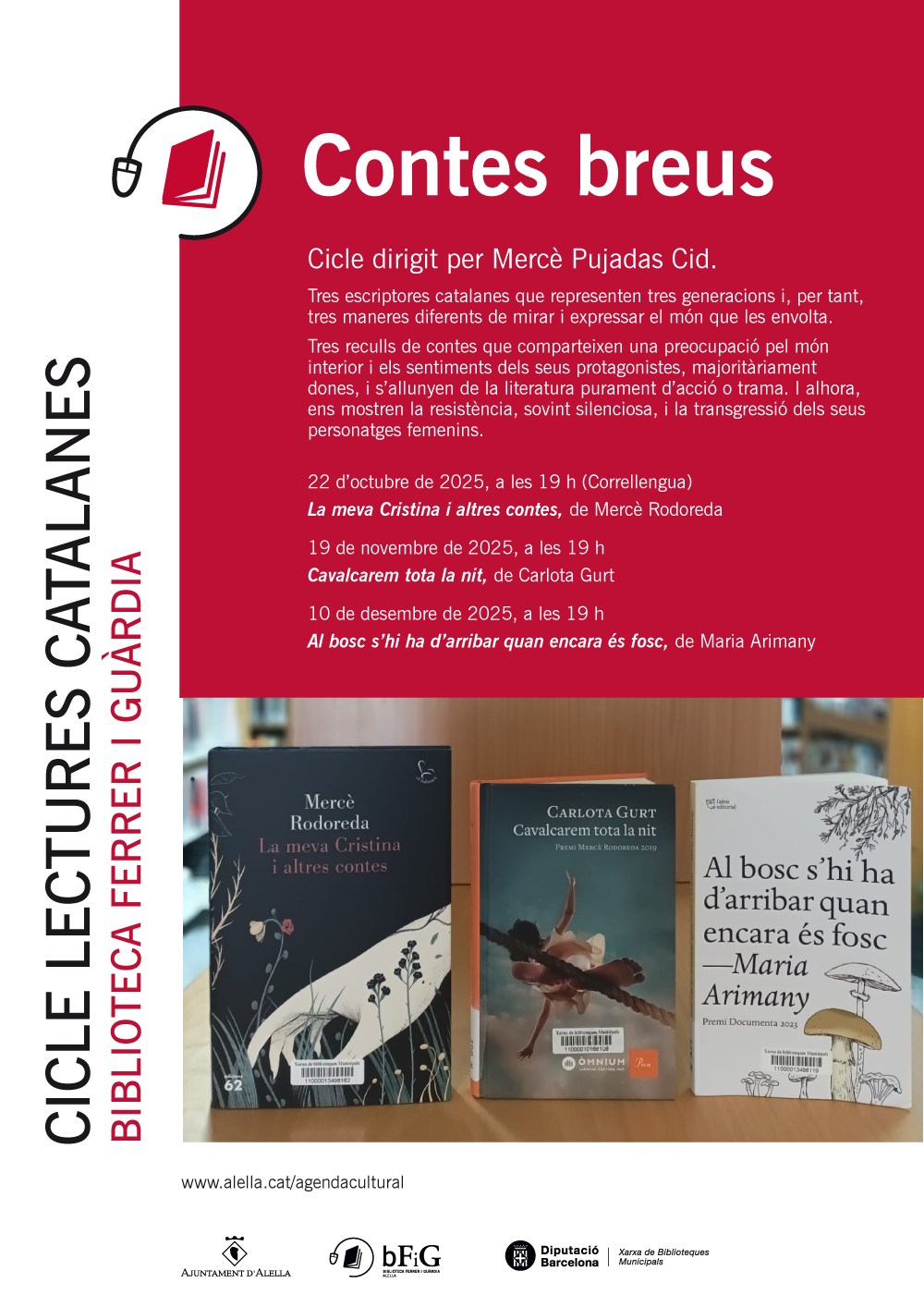 Nou cicle de lectures d'escriptores catalanes a la Biblioteca