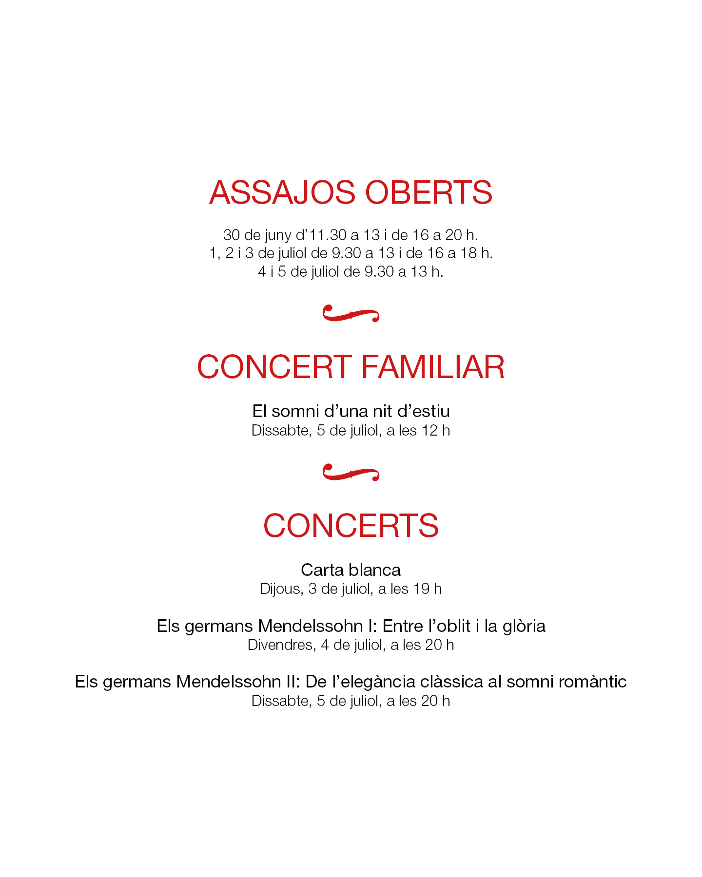 Músics en Residència. Assajos oberts al públic