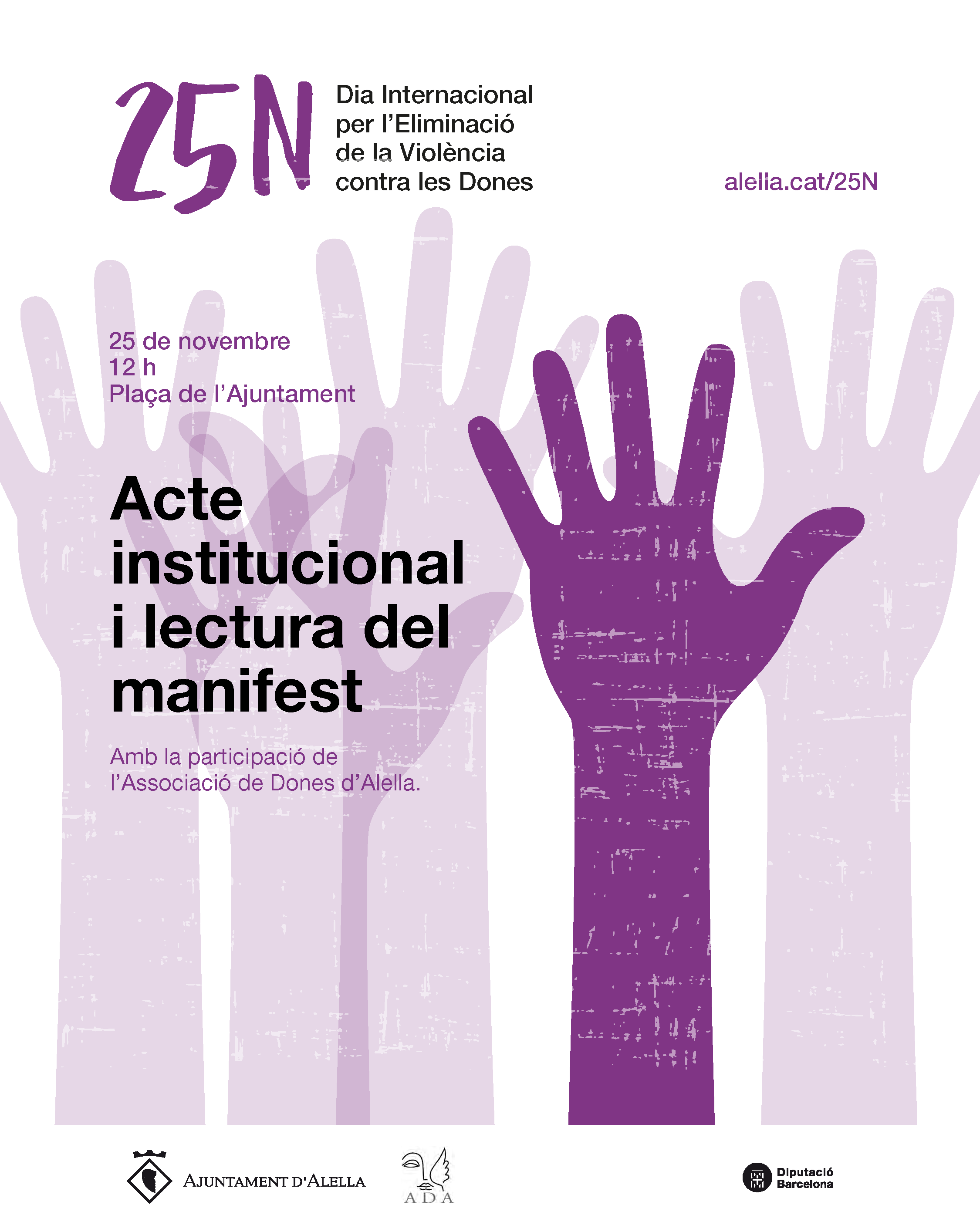 Acte institucional i lectura del manifest