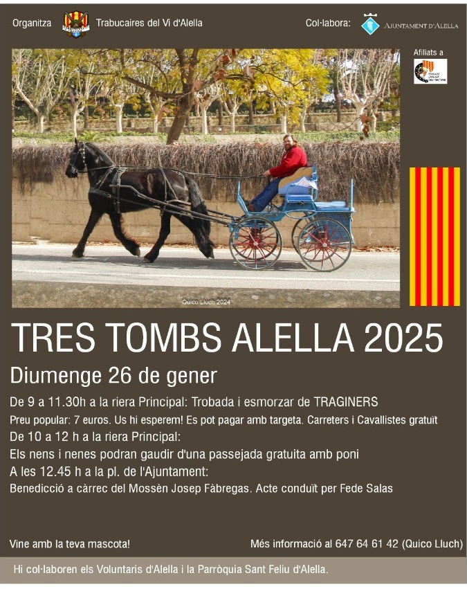 Cartell tres tombs retallat