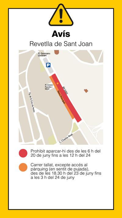 Afectacions viàries Sant Joan