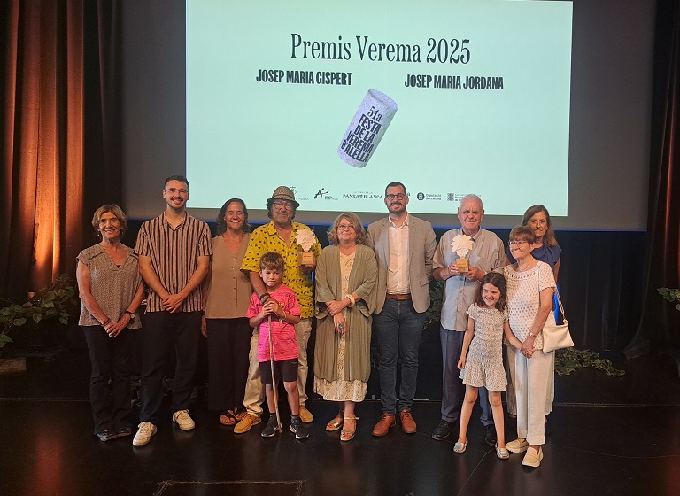 El Premis Verema reten homenatge a les famílies Jordana i Gispert