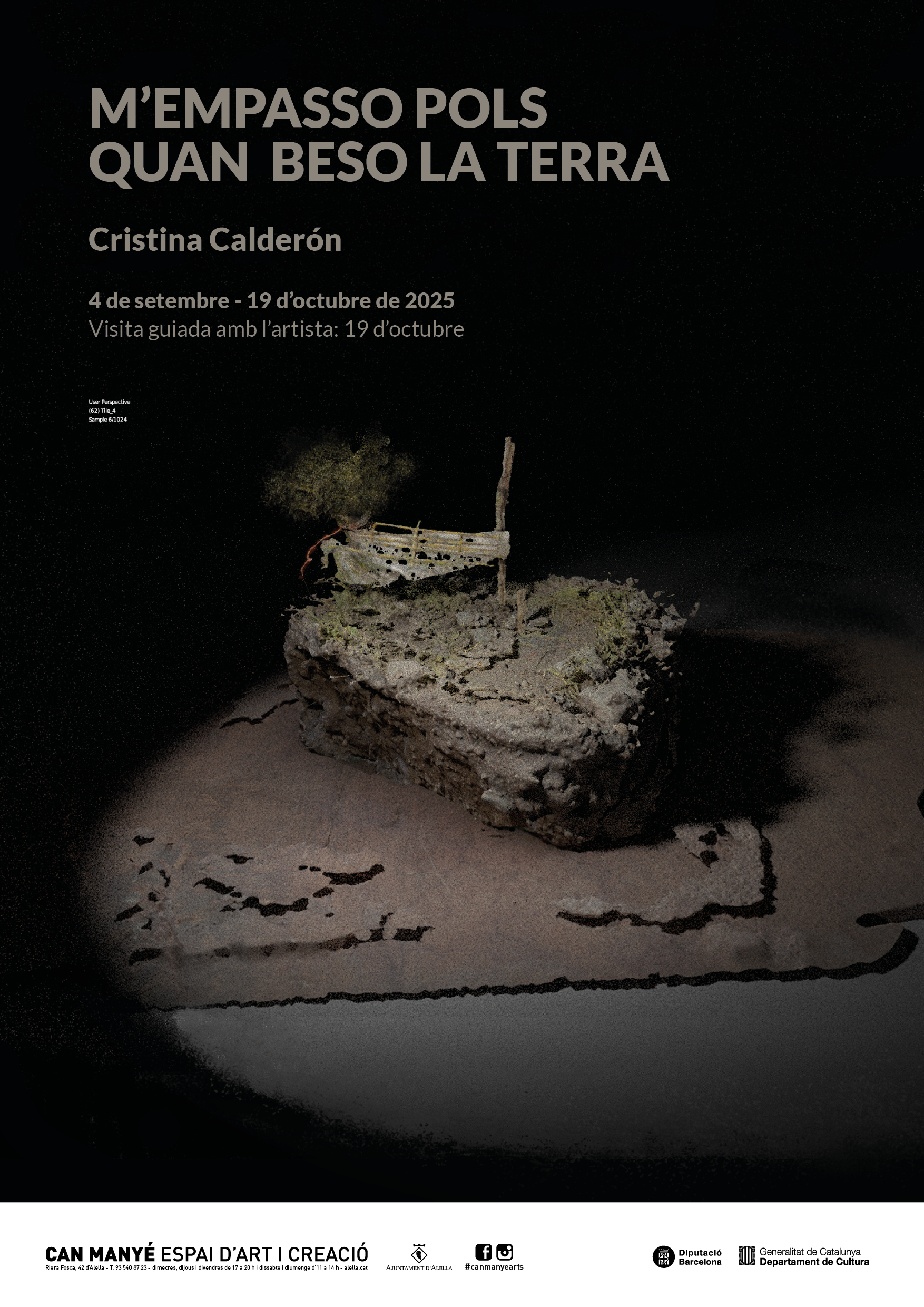 "M´empasso pols quan beso la terra", de Cristina Calderón