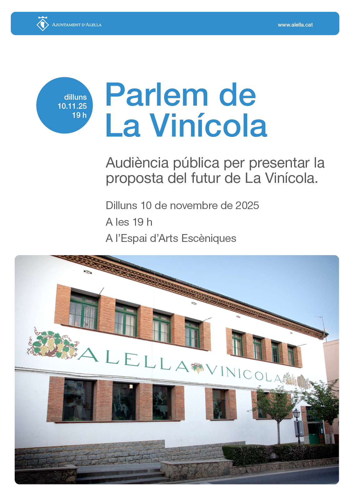 Audiència Pública sobre el futur de La Vinícola