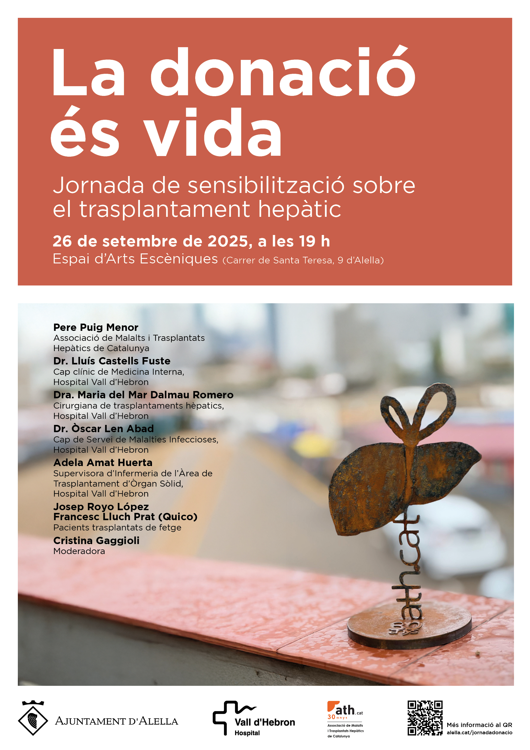Xerrada. La donació és vida. Jornada de sensibilització sobre el trasplantament hepàtic