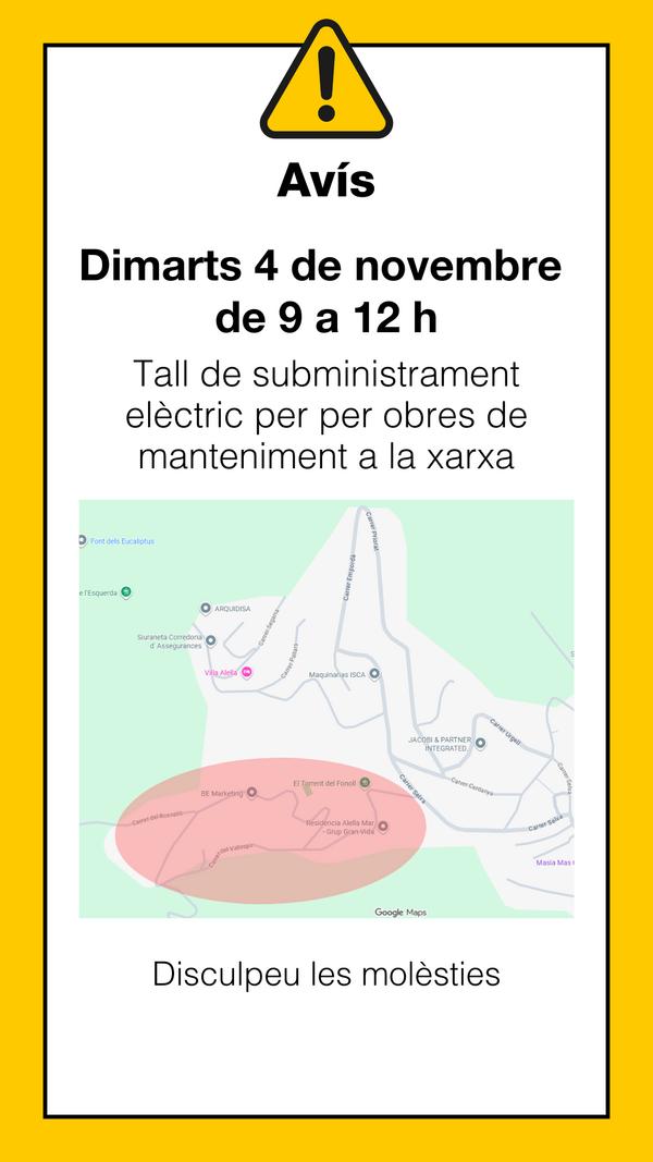 tall el&egrave;ctric 4 novembre 2025