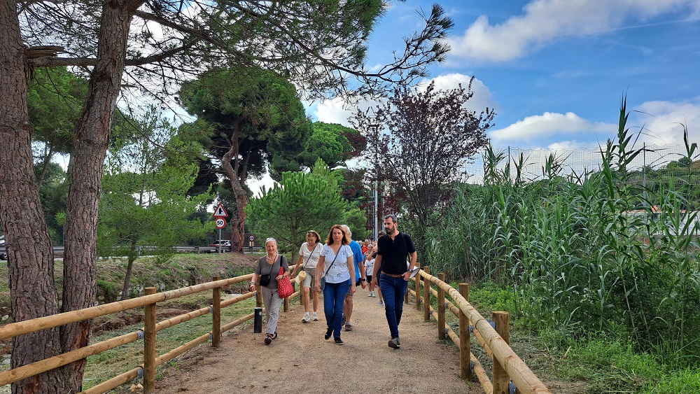 Alella estrena el passeig fins a Alella Parc