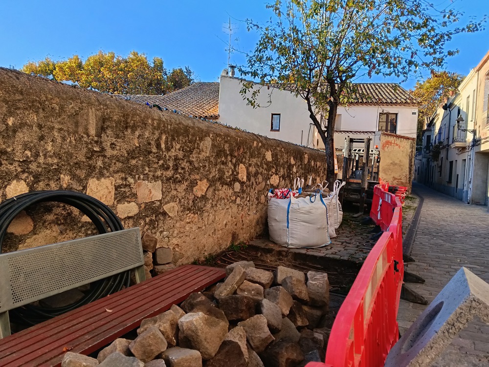 Obres carrer Comas