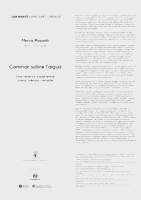 Full de sala "Caminar sobre l'aigua"