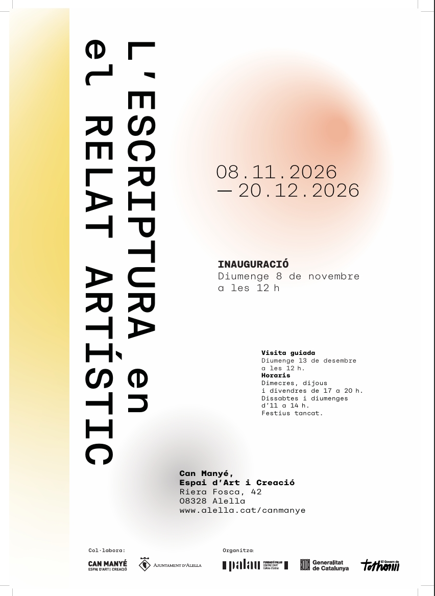 L'escriptura en el relat art�stic