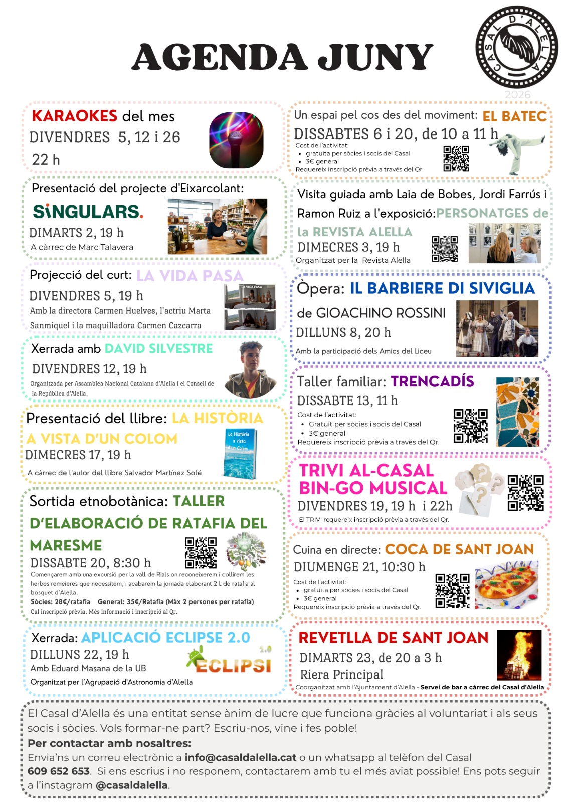 Agenda juny