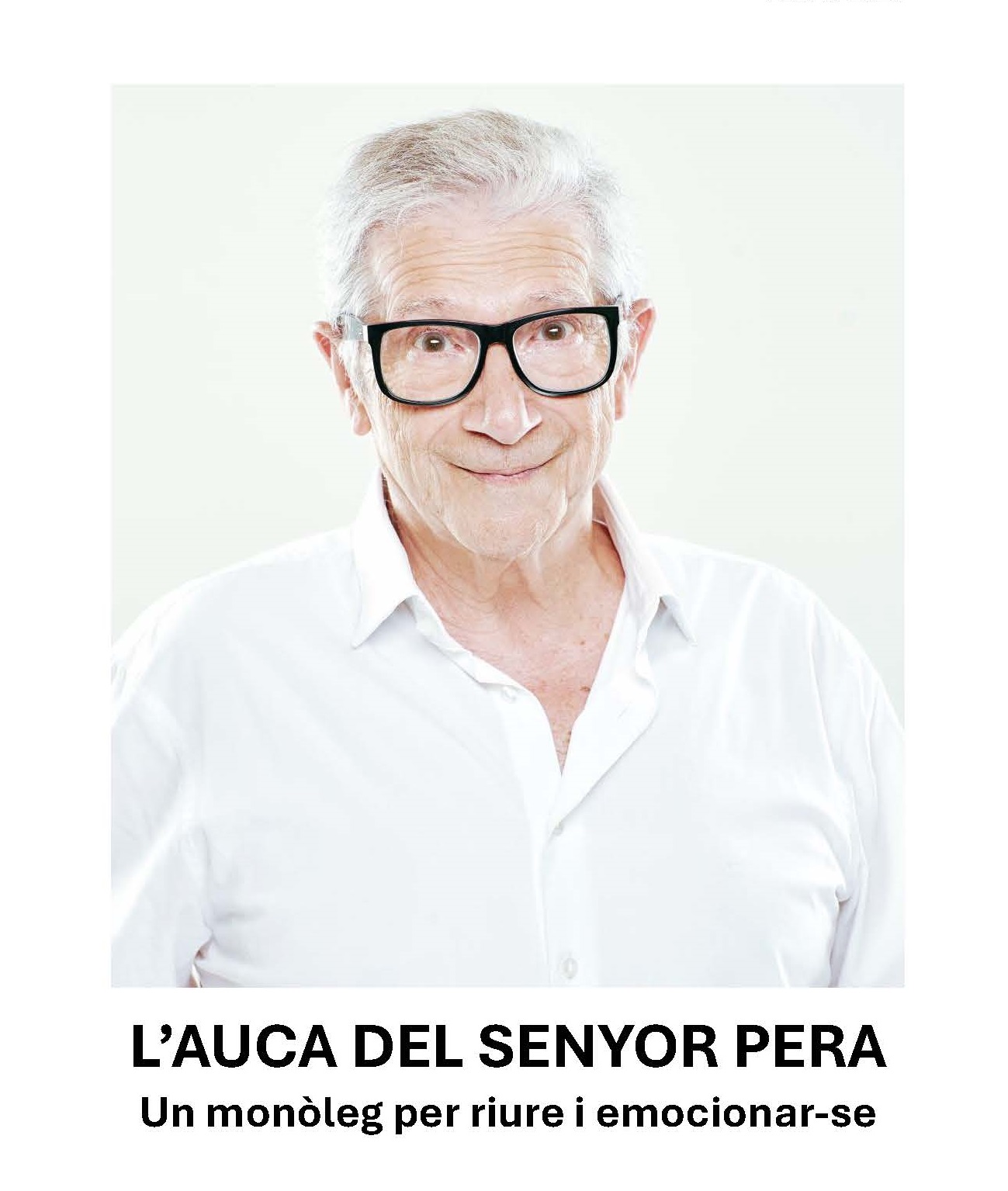 Joan Pera presenta a Alella el seu darrer espectacle L'auca del senyor Pera