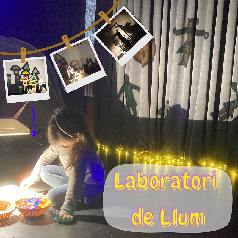 TEATRECA LABORATORI DE LLUM per la canalla, amb motiu del concert de Quimi Portet