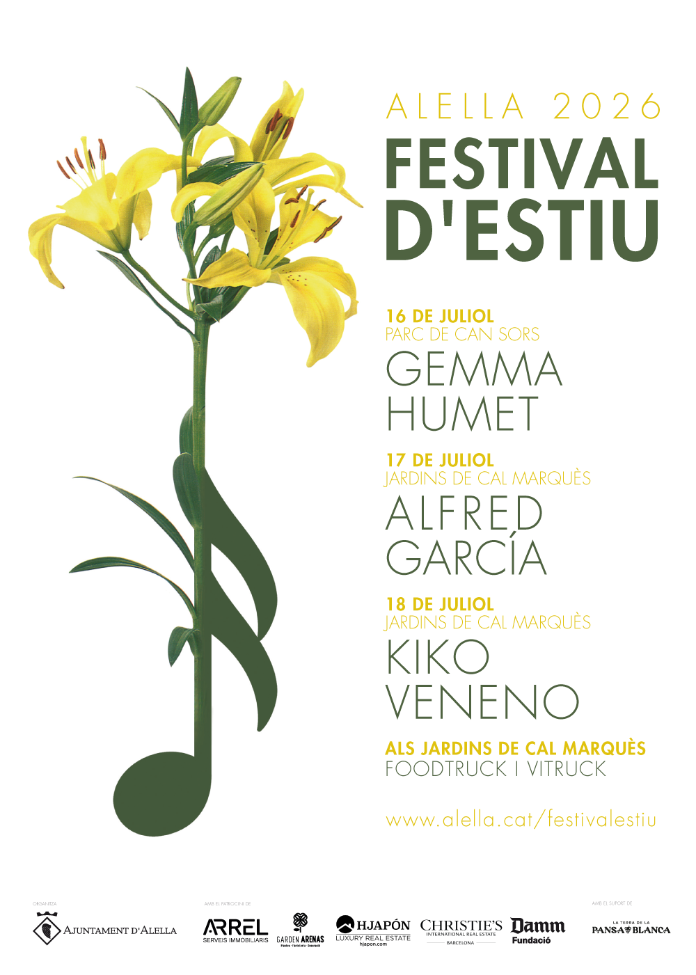 CARTELL FESTIVAL D'ESTIU 2026