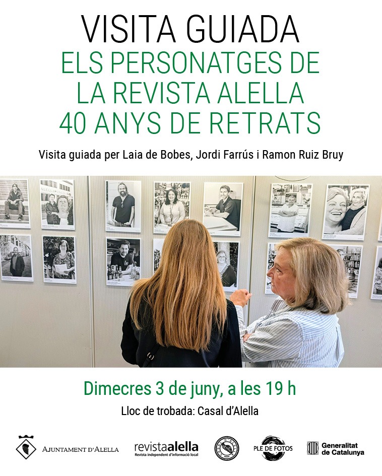 Visita guiada "Els personatges de la revista Alella"