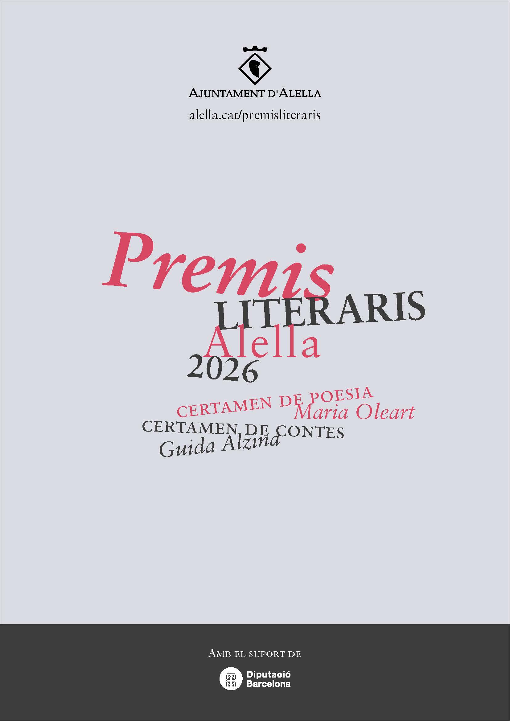 Premis Literaris 2026 Premis Literaris 2026