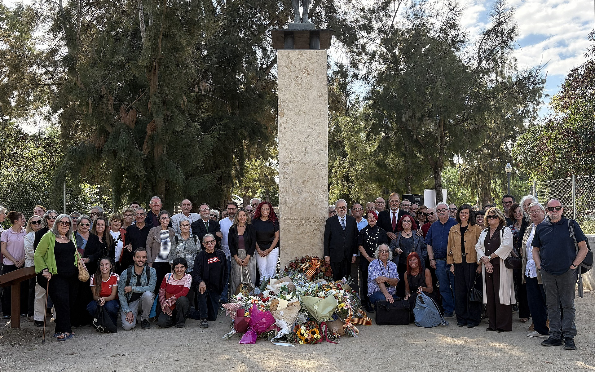 Commemoració del 117è aniversari de l'afusellament de Ferrer i Guàrdia