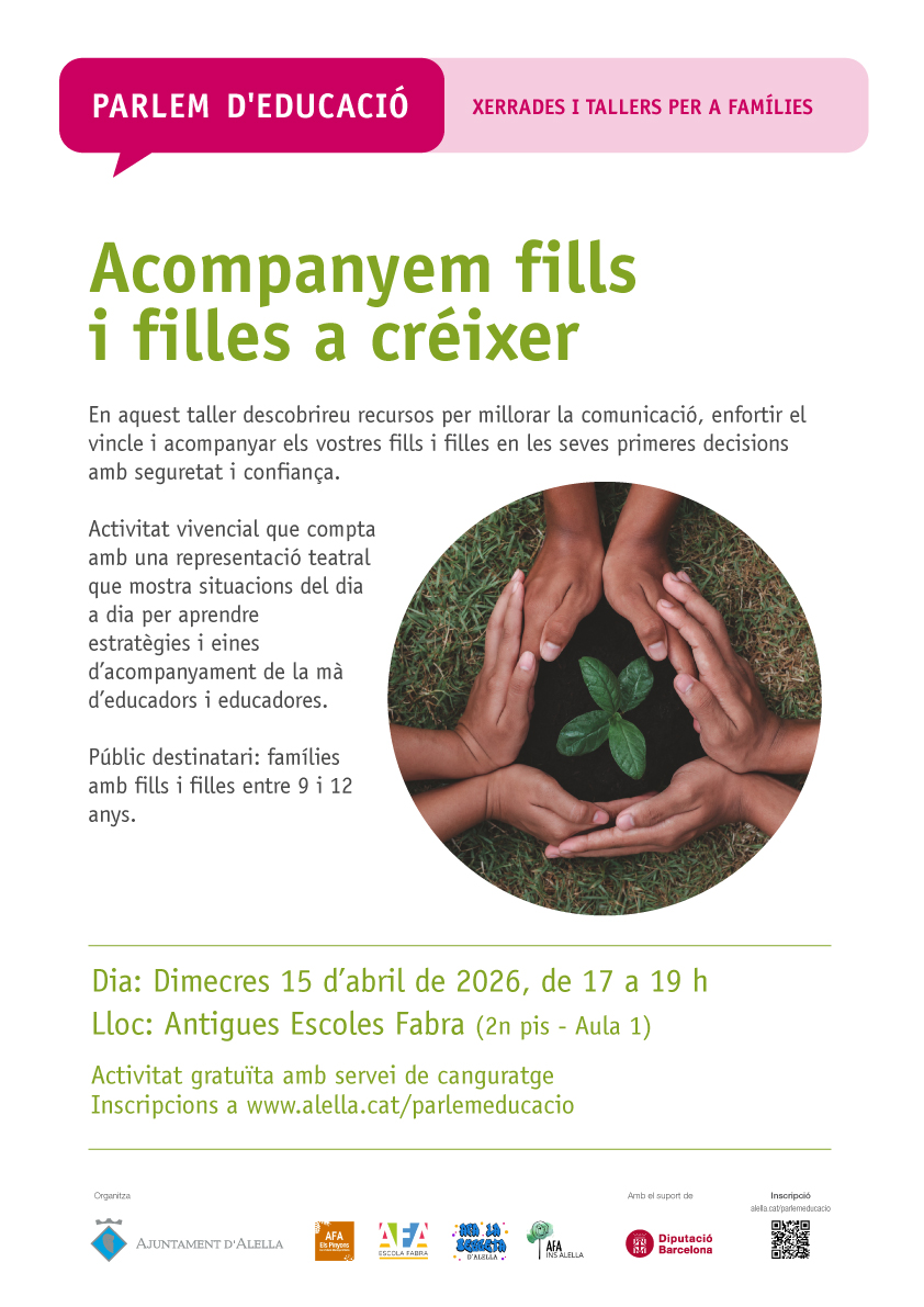 Acompanyem a cr�ixer els meus fills i filles