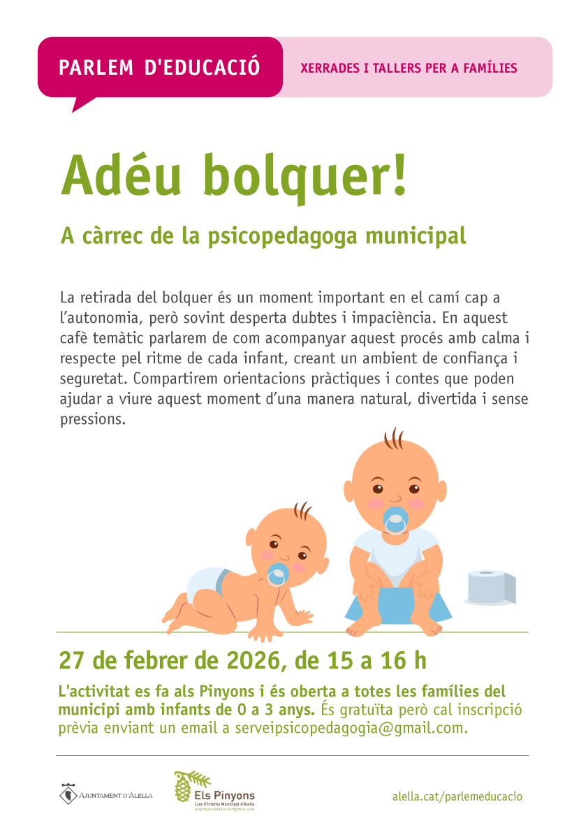 Adéu al bolquer Adéu al bolquer