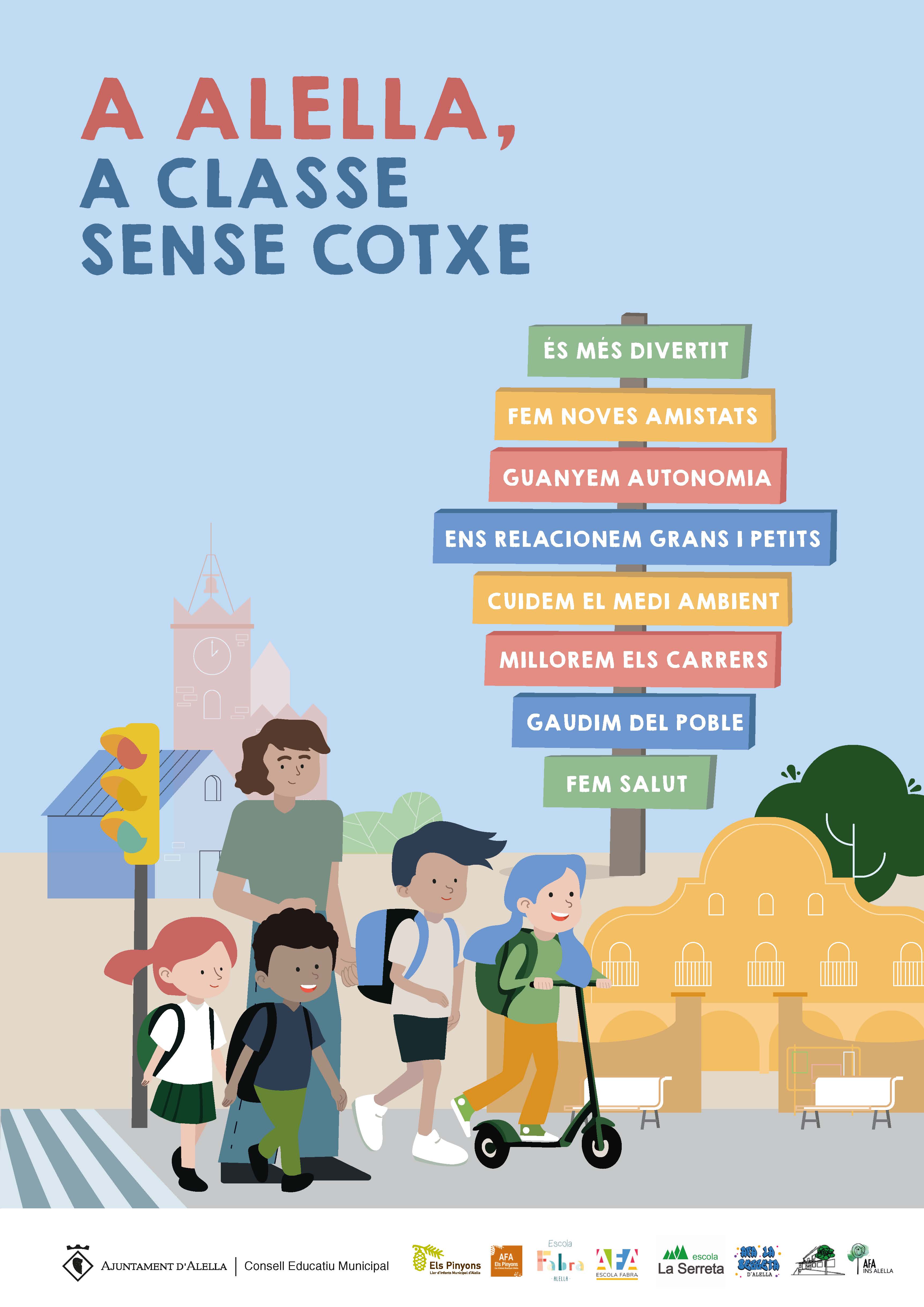 Impuls a la campanya “A Alella, a classe sense cotxe”