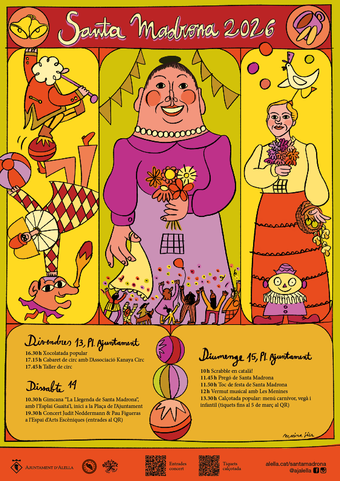 Alella celebra del 13 al 15 de març la Festa de Santa Madrona