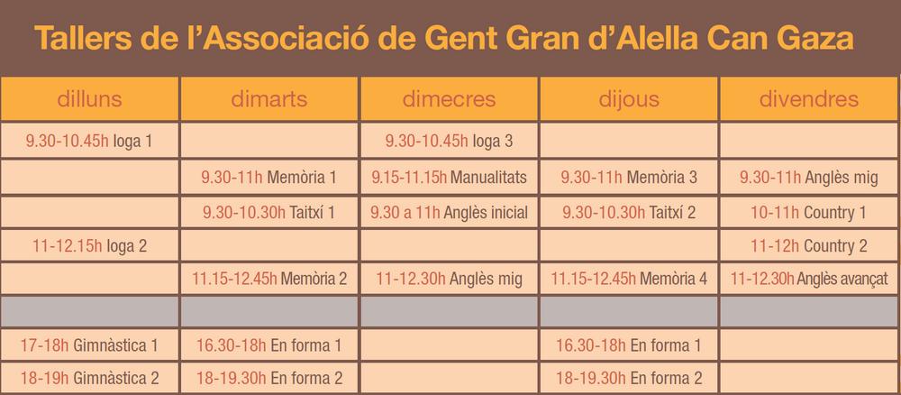 Activitats Can Gaza tardor