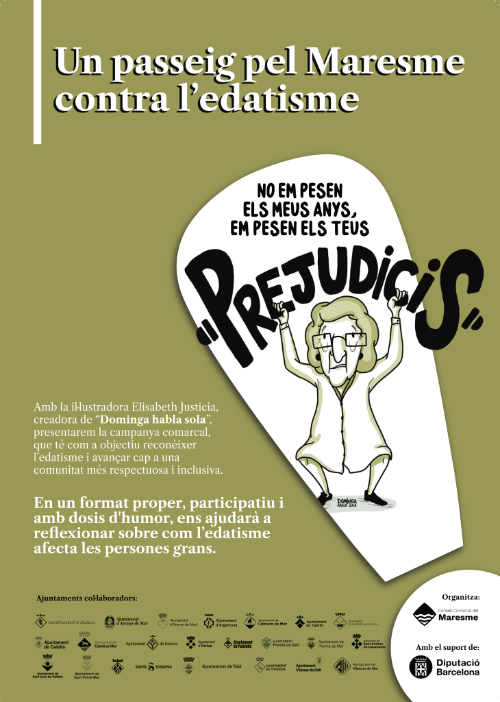 El Consell Comarcal i 23 ajuntaments del Maresme impulsen una campanya de sensibilització contra l´edatisme