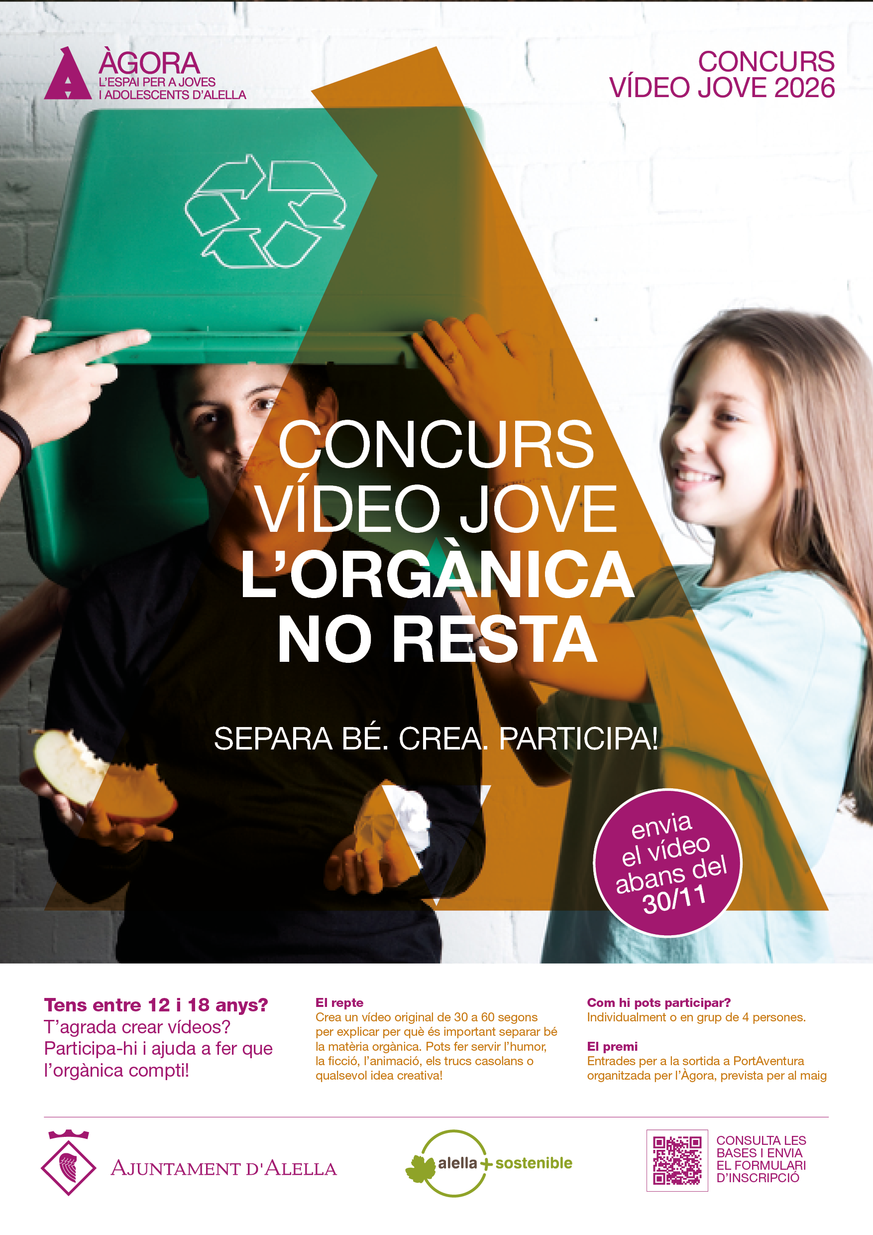 Cartell v�deo jove residus